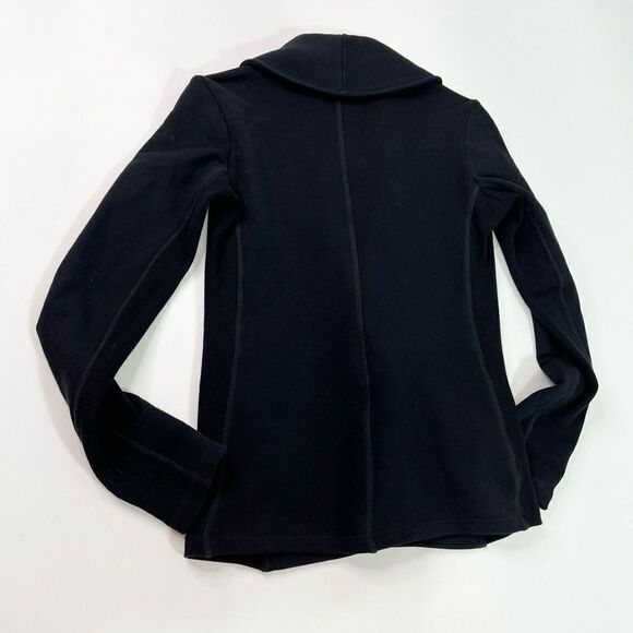 Standard James Perse Cardigan Jacket Blazer Womens 1 Small Cotton Collar Button - Picture 6 of 8